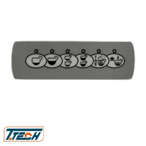 لیبل-صفحه-کلید-اسپرسوساز-مدل-بیزرا-الیزه