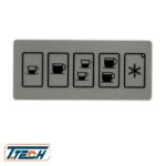 لیبل-صفحه-کلید-اسپرسوساز-مدل-پاوانی-بار-